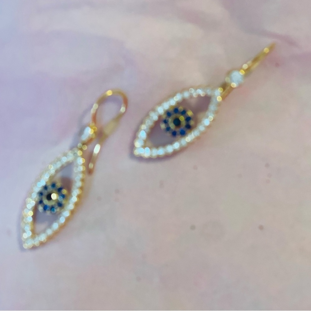 Sonia Bitton Evil Eye Earrings - Picture 3 of 5